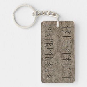 Viking Alphabet Sleutelhanger