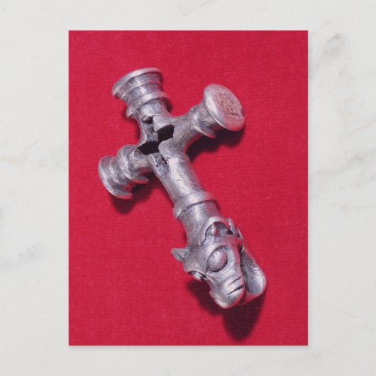Viking amulet in de vorm van een kruis briefkaart (Voorkant)