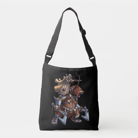 Viking Archer Riding War Crossbody Tas (Voorkant)