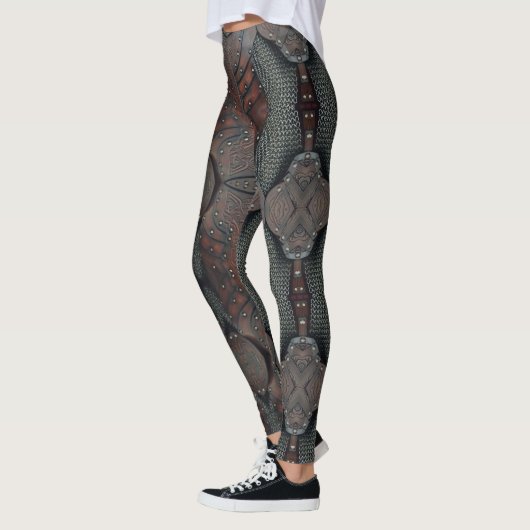 Viking Armor Abstract design Leggings (Links)