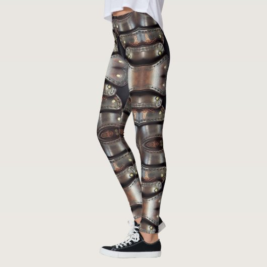 Viking Armor Abstract design-Leggings Leggings (Links)