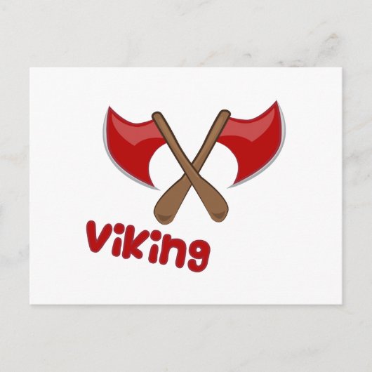 Viking Ax Briefkaart (Voorkant)