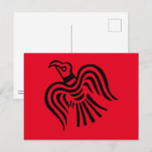 Viking Banner Raven Symbol Briefkaart (Voorkant / Achterkant)