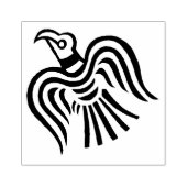 Viking Banner Raven Symbol Rubberstempel (Afrduk)