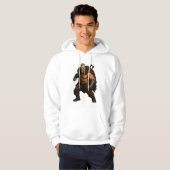 Viking Barbaar Held Hoodie (Voorkant volledig)