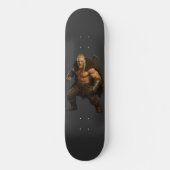 Viking Barbaarse Held Skateboard (Voorkant)