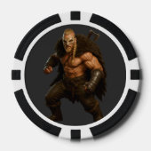 Viking Barbaarse Helden Poker Chips (Voorkant)
