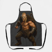 Viking Barbarian Hero Apron Schort (Voorkant)