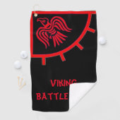 Viking Battle Flag Golf Towel Golfhanddoek (Insitu)