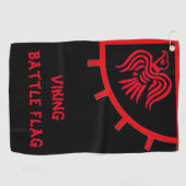 Viking Battle Flag Golf Towel Golfhanddoek (Horizontaal)