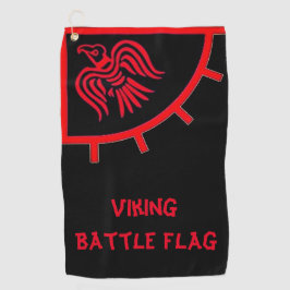 Viking Battle Flag Golf Towel Golfhanddoek