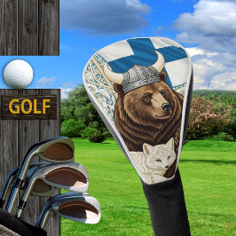 Viking Beer, Arctic Fox Art Nouveau Golfheadcover