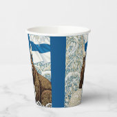 Viking Beer, Arctic Fox Art Nouveau Papieren Bekers (Links)