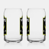 Viking Beer Drinker Blikvorm Glas (Links)