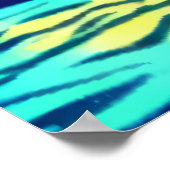 Viking begrafenis op zee | AI Art Poster (Hoek)