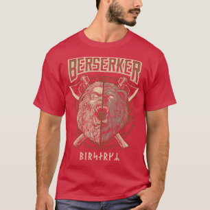 Viking Berserker Norse Pagan Beer Warrior T-shirt