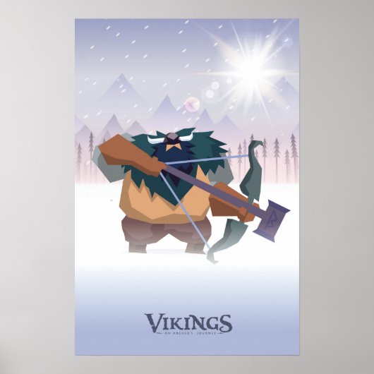 Viking berserker poster (Voorkant)
