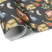 Viking Birthday Boys 1–7 | Galleon ship pattern Cadeaupapier (Rol Hoek)