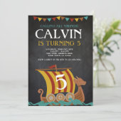 Viking Birthday Kaart (Staand voorkant)