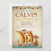 Viking Birthday Kaart (Voorkant)