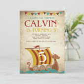 Viking Birthday Kaart (Staand voorkant)