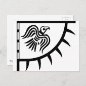 Viking Black Raven Banner Briefkaart (Voorkant / Achterkant)