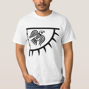 Viking Black Raven Flag Banner T-shirt