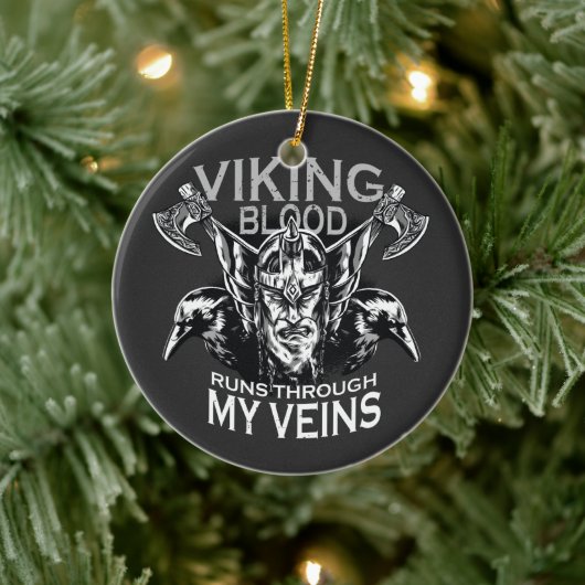 Viking bloed keramisch ornament (Boom)