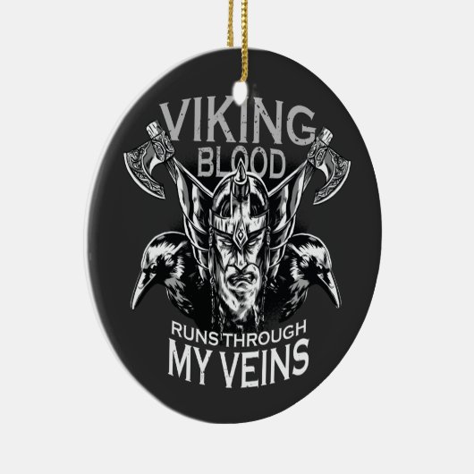 Viking bloed keramisch ornament (Rechts)