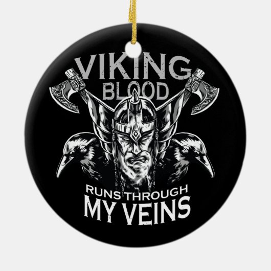 Viking bloed keramisch ornament (Achterkant)