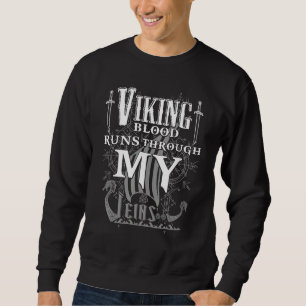 Viking bloed loopt door mijn aderen Viking schip Trui