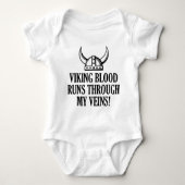 Viking Bloed loopt door mijn zegen Romper (Voorkant)