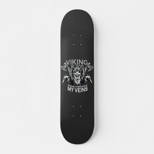 Viking bloed persoonlijk skateboard (Voorkant)
