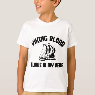 Viking bloedstromen in mijn zegen t-shirt