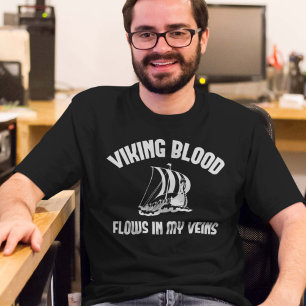 Viking bloedstromen in mijn zegen t-shirt