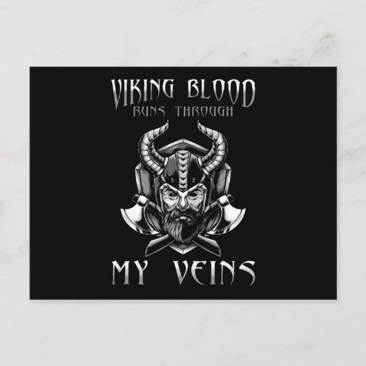 Viking Blood Briefkaart (Voorkant)