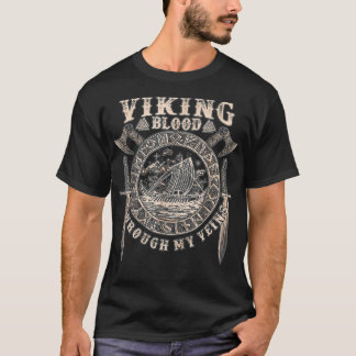 Viking Blood loopt door mijn zegen T-shirt