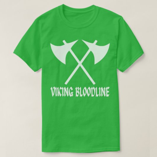 Viking Bloodline Ax Scandinavia Classic TShirt (Design voorkant)