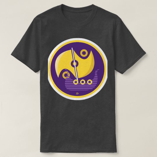 Viking Boat 6 T-shirt (Design voorkant)