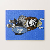 Viking Boston Terrier Puzzle Legpuzzel (Horizontaal)