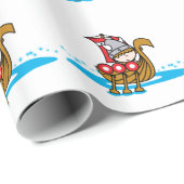 Viking Boy Cadeaupapier (Rol Hoek)