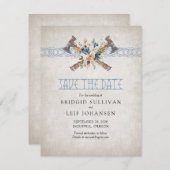 Viking Bruiloft Save The Date (Voorkant / Achterkant)