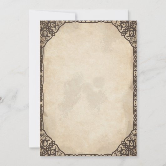 Viking bruiloft uitnodigingen (Achterkant)