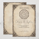 Viking bruiloft uitnodigingen (Voorkant / Achterkant)