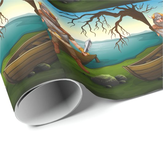 Viking Cadeaupapier (Rol Hoek)