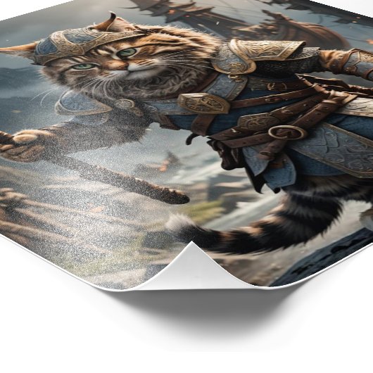 Viking Cat 1 Foto Afdruk (Hoek)