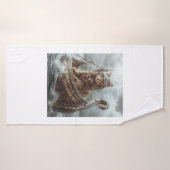 Viking Cat Badhanddoek (Badhanddoek)