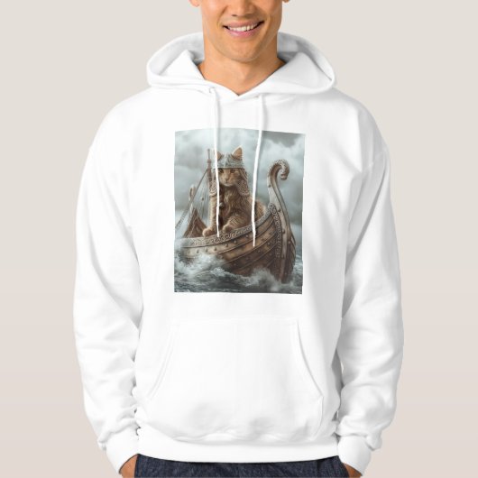 Viking Cat Hoodie (Voorkant)