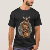 Viking Cat Valhalla Norse Warrior T-shirt (Voorkant)