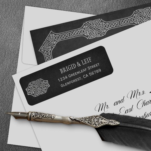 Viking Celtic Gamer Wedding Etiket
